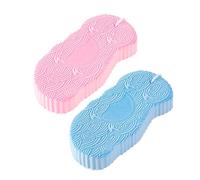 Soft Baby Shower Body Sponge - Scrub de abolzamiento de panal de 2 paquetes, agente exfoliante para una piel sensible, esponja de lavado de carrocería para niños y niños pequeños | Bañera, bañera, lav