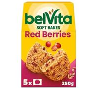 Soft Bakes - Cesta de regalo para todas las ocasiones (250 g, 6 unidades), diseño de bayas rojas