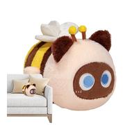Soft Bee Plush Toy - Cute Bee Plushiies | 10.2 pulgadas Soft Decorative Doll Figure Pillows | Cute Cat Bee Stuffed Toy For Adults, Girls, Boys Children, Valentines Birthday Sofa Bedroom Car Decor