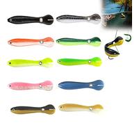 Soft Bionic Fishing Lures, Bionic Fishing Lure For Saltwater and Freshwater, Realistic Soft Lures Baits Accessoriesfor Fishing Lovers, Fishing Lures, 5/10pcs (10 Pcs,G)