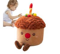 Soft Birthday Cake Pillow | Stuffed Throw Pillow Doll Toy | Cuddly Cute Smile Cake, Soft Food Durable Plush and PP Cotton, ThPlushies Toy, Sofa Decoration, Room Decor For Kids