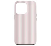 Soft Blush Pink Pinstripe English Country Garden Design Carcasa para iPhone 13 Pro