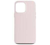 Soft Blush Pink Pinstripe English Country Garden Design Carcasa para iPhone 13 Pro MAX