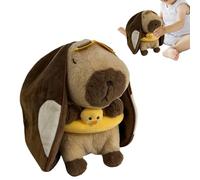 Soft Breathing Animal - Adjustable Musical Figurine | Cute Capybara Plush