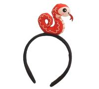Soft Cartoon Animal Headband - Year of the Snake Headdress | Creative Hair Accessory for 2025 New Year Celebrations, Cute Costume Prop for Photography, Parties, and Events, Fun Decorative Piece