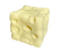 Soft Cheese Fidget, Squish Food Fidget, 2.36x2.36 Relaxation Sensory Game with Soft Gel Texture, Slow Rising Stress Relief Toy with Cute Shape, Sensory Toy for Office School Use