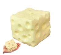 Soft Cheese - Slow Rebound Toy, 2.76 Inches Stress Relief with Realistic Design, Fidget Toy with Satisfying Texture, Novelty Gift with Cute Style, Toys for Daily Play