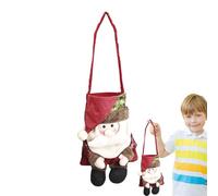 Soft Christmas Bags, Super Soft Fabric Christmas Treat Pouch, Party Favor Bags, Holiday Doll Bags, Doll Decoration Bag, Easy To Use, Portable for Christmas Party