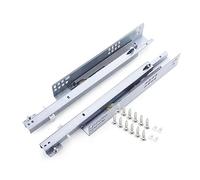 Soft Close Drawer Slides 250mm 10inch Hidden Slide Runners for Under Desk Shelves Roller Bearing Guides 50kg Capacity Smooth Sliding System Perfect for Storage Solutions(300mm/12inch)