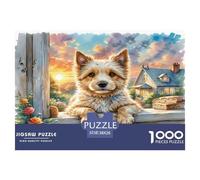 Soft Coated Wheaten Terrier Puzzles Imposible,desafío para Adultos Juego Educativo 1000 Piezas Obra De Arte De Juego De para Adultos Y Niños A Partir De 12 Años 38x26cm/1000pcs