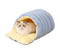 Soft Comfort - Cama para gatitos de interior, cama para mascotas para la siesta diaria, tienda de campaña de felpa para gatos con función de fácil limpieza, casa felina, refugio para gatos para