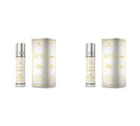 Soft Concentrated Perfume Oil - 6ml Roll-On, Pack of 2 | Long-Lasting Alcohol-Free Attar for Men & Women | Smooth Floral & Musk Fragrance