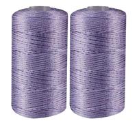 Soft Cord Nylon Yarn, 2Pcs Ice Linen Silk Hand Knitting Light Body Yarn