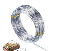 Soft Craft Wire - Fade Resistant Silver Color Wire | Metal Craft Supplies Ideal for Doll Skeletons Sculptures Car Bicycle Models Flower Supports Jewelry and DIY Projects
