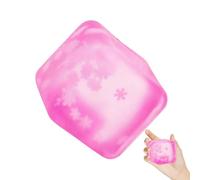 Soft Cube Squeeze Toy - Snowflake-Pattern Stress Relief Block, Hand Grip Relaxation Game Tool, Fidget Comfort Play Item, Office School Commuting Break Use, Focus Calm Down Activity