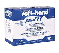 Soft de mano de Pro Fit Op Guantes Tamaño 6 estériles 50 pares