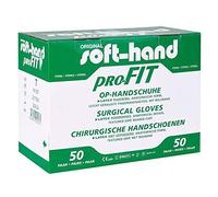 Soft de mano de Pro Fit Op Guantes Tamaño 6 estériles 50 pares