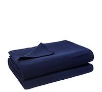 'Soft de Manta de Forro Polar - Forro Polar de - Manta de Punto Ganchillo - Mullido - 160 x 200 cm - 595 Dark Marina - de Zoeppritz Since 1828 "