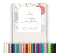 Soft Dream Sábana bajera, 80 x 180 cm, colores naturales, 100% algodón peinado, calidad prémium, sábana bajera ajustable para cama infantil, certificado Oeko-Tex, fabricada en la UE, 80 x 180 cm