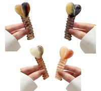 Soft Elastic Spiral Hair Ties for Women, Long Phone Cord Scrunchie Ties, Ponytail Hair Accessories for Girls, Coil Holders Hair Ties for Thin Thick, A Variety of Styles Available (A)