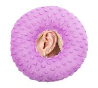 Soft ergonómico Pendiente Almohada | Donut Pillow with Ear Hole For Side Sleepers, cómodo Soporte para el Cuidado de los oídos, recuperación, Descanso, Adultos, Adolescentes, niñas, Viajes