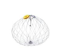 Soft Fishing Net, Fishing Accessories, Multi-Functional Steel Wire Crab Trap with Automatic Opening & Closing, Nylon Net for Catching Fish Lobsters Crabs in Freshwater or Sea