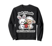 Soft Friends Forever, Linda Amistad Entre Conejo y Cordero Sudadera