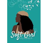 Soft Girl Planner, Retro Girl Aesthetic Planner - Monthly, Weekly & Daily Organizer: 12 Month Agenda & DAILY HABIT TRACKING - Aesthetic Soft Touch Cover