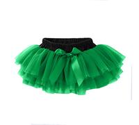 Soft Girl Schmuck Infant Recién Nacido Bebé Niña Suave Mullido Falda Tutú Pantalones Cortos, Bowknot-Party Carnaval Malla Tul Falda para Niños Niñas 128, verde, 3-6 meses