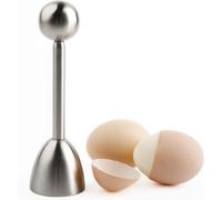 Soft Hard Boiled Egg Stainless Steel Shell Separator Egg Removal Knife