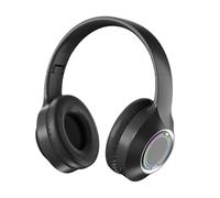 Soft Headphones, Wireless Fast-Connect Audio Device, TF Card and 3.5mm Interface Support, Comfortable Over-Ear Design for Extended Use, Portable Music Player for Travel Home Work and Outdoor A