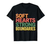 Soft Hearts Strong Boundaries Fuerza de la emoción - Camiseta