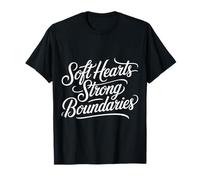 Soft Hearts Strong Boundaries Fuerza de la emoción |- Camiseta