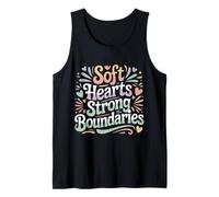 Soft Hearts Strong Boundaries Fuerza de la emoción |- Camiseta sin Mangas