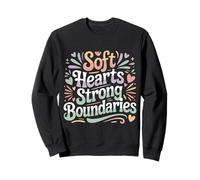 Soft Hearts Strong Boundaries Fuerza de la emoción |- Sudadera