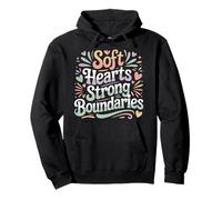 Soft Hearts Strong Boundaries Fuerza de la emoción |- Sudadera con Capucha