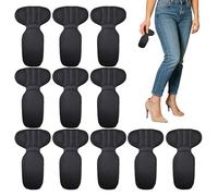 Soft Heel Cushion Pads, Friction Relief Protectors, 6 Pair Shoe Heel Grips with Comfort Support, Foam Ankle Care Inserts, Anti Slip Footwear Design, Men Women Shoe Use 5.24x3.54 inches