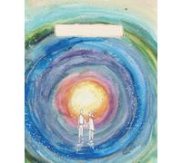 Soft Layers Composition Notebook - Graph Edition with Tiny Figures | 7.5" × 9.25" - 104 Pages, 52 Sheets: Minimalist Notebook with 0.25" Grid | Calm Design for Notes, Sketches & Creative Thinking