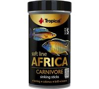 Soft Line Africa Carnivore Size S 100ml / 60g - el alimento Blando en Forma de Sticks Que se Hunden para los Peces carnívoros y omnívoros africanos