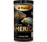 Soft Line America Size L 250ml / 130g - el alimento Blando en Forma de Chips alimenticios Que se Hunden para los Peces omnívoros y carnívoros de América del Norte y América del Sur