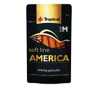 Soft Line America Size M 10g - alimento Blando en Forma de granulado Que se Hunde para los Peces omnívoros y carnívoros de América del Norte y América del Sur