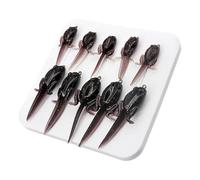 Soft Lures - 10 Piece Soft Swimbaits for Bass Fishing, Portable Low Temperature Resistant Freshwater Fishing Equipment | Long Lasting Angler Kit for Perch Trout Pike Bluegill Bass Catching Fish