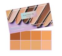 Soft Matte Cream Concealer, 50 g, crema opaca resistente al agua, paleta de corrección de color, 8 colores, duradero, hidratante, ligero, para mujer, piel y sensible, enrojecimiento, espinillas