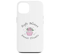 Soft Notes Sweet Treats Coquette Estética Cupcakes & Roses Carcasa para iPhone 13