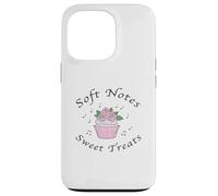 Soft Notes Sweet Treats Coquette Estética Cupcakes & Roses Carcasa para iPhone 13 Pro