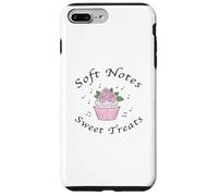 Soft Notes Sweet Treats Coquette Estética Cupcakes & Roses Carcasa para iPhone 7 Plus/8 Plus