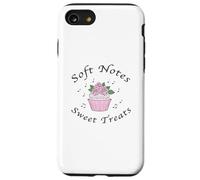 Soft Notes Sweet Treats Coquette Estética Cupcakes & Roses Carcasa para iPhone SE (2020) / 7/8