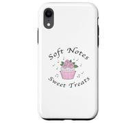 Soft Notes Sweet Treats Coquette Estética Cupcakes & Roses Carcasa para iPhone XR