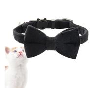 Soft Pet Collar, Bell Charm Dog Cat Neckband, 11.02x0.39 Inches Adjustable Fit Strap with Secure Buckle, Comfort Accessory Gear, Cute Decorative Style Wear, Travel Use for Walking
