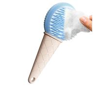 Soft Pet Grooming Brush Animals Skin Massaging Bristles | Hair Brush for Cats Dogs Gentle Detangling Removing Loose Reducing Shedding Ideal for Indoor Outdoor Long Short Coat Small Medium Large